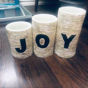 🌟Faux Lit Candles- 💫JOY💫🌟